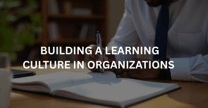 Building learning culture in organization